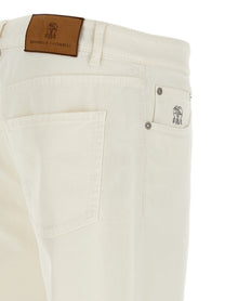 Brunello Cucinelli Traditional Fit Jeans White