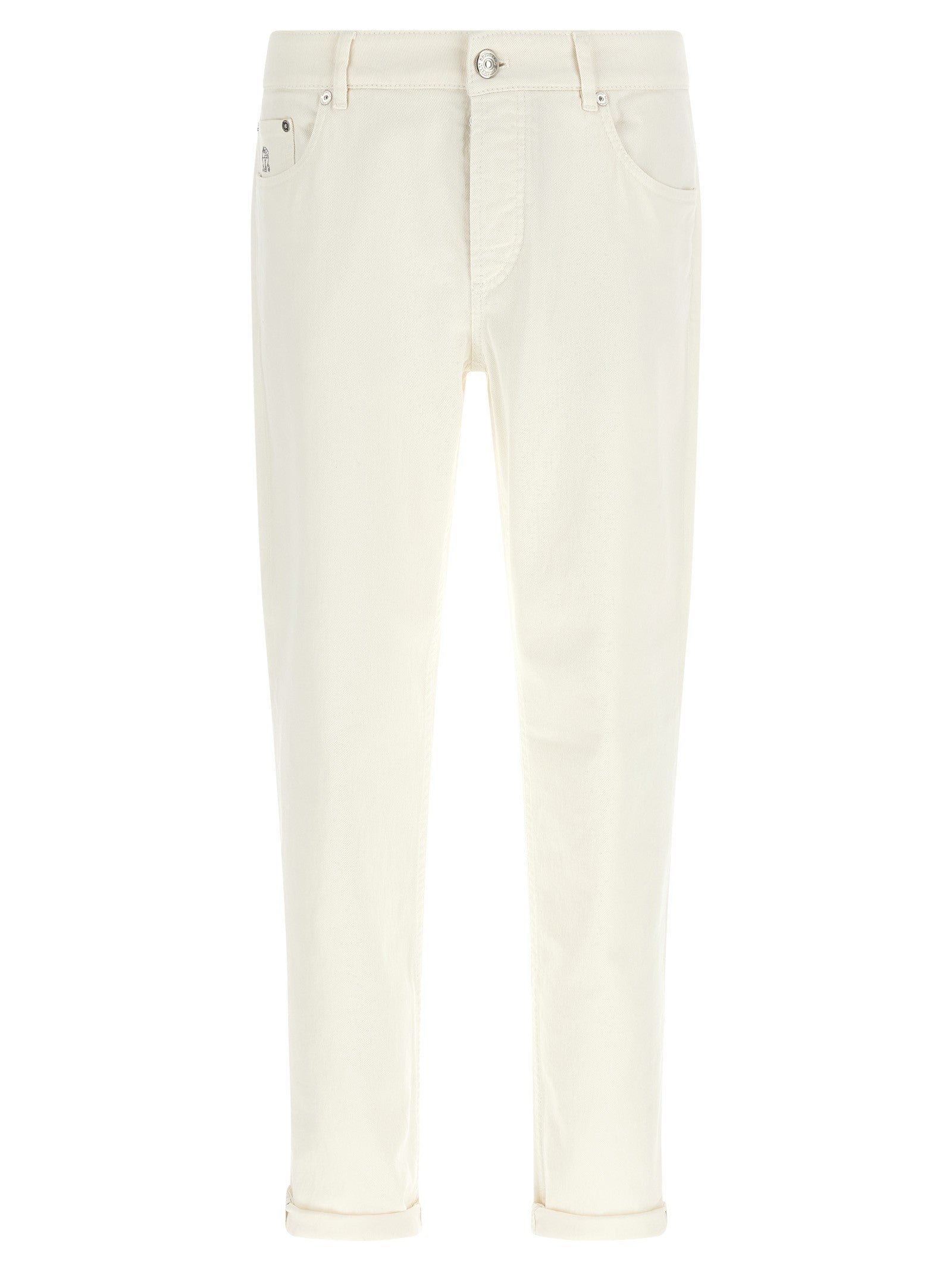 Brunello Cucinelli Traditional Fit Jeans White