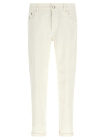 Brunello Cucinelli Traditional Fit Jeans White