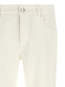 Brunello Cucinelli Traditional Fit Jeans White