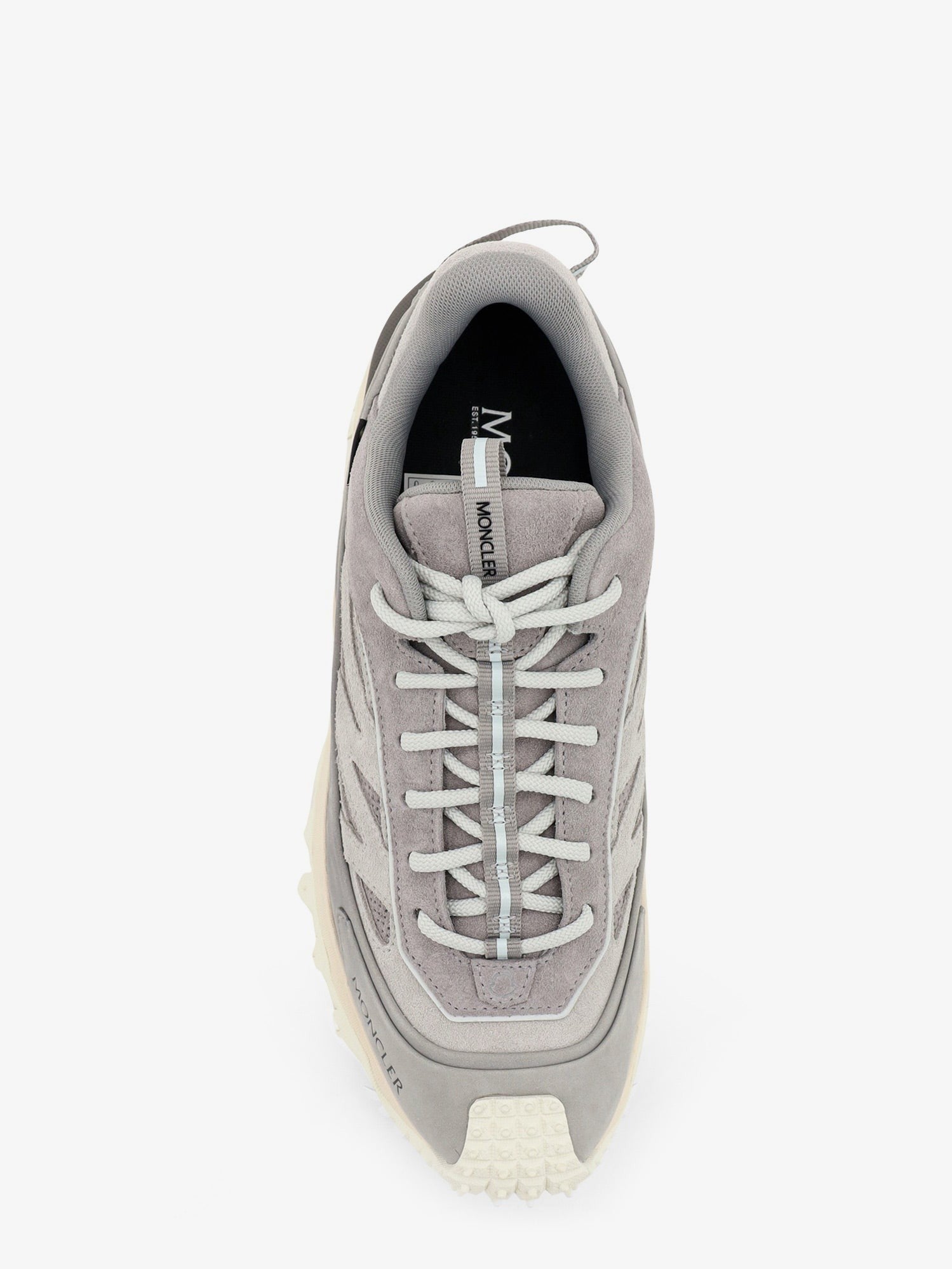 Moncler Men's Trailgrip Apex Craft Gtx Mesh and Suede Sneakers Grey