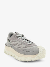 Moncler Men's Trailgrip Apex Craft Gtx Mesh and Suede Sneakers Grey