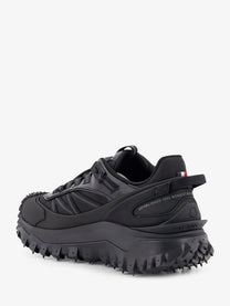 Moncler Men's Trailgrip Gtx Nylon and Leather Sneakers Black