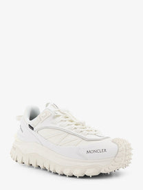 Moncler Men's Trailgrip Gtx Nylon and Leather Sneakers White