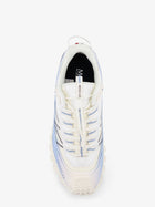 Moncler Men's Trailgrip Sneakers in Technical Fabric and Mesh White, view 5