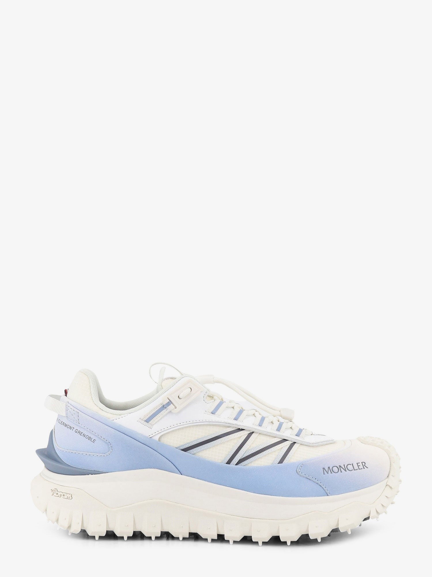 Moncler Men's Trailgrip Sneakers in Technical Fabric and Mesh White