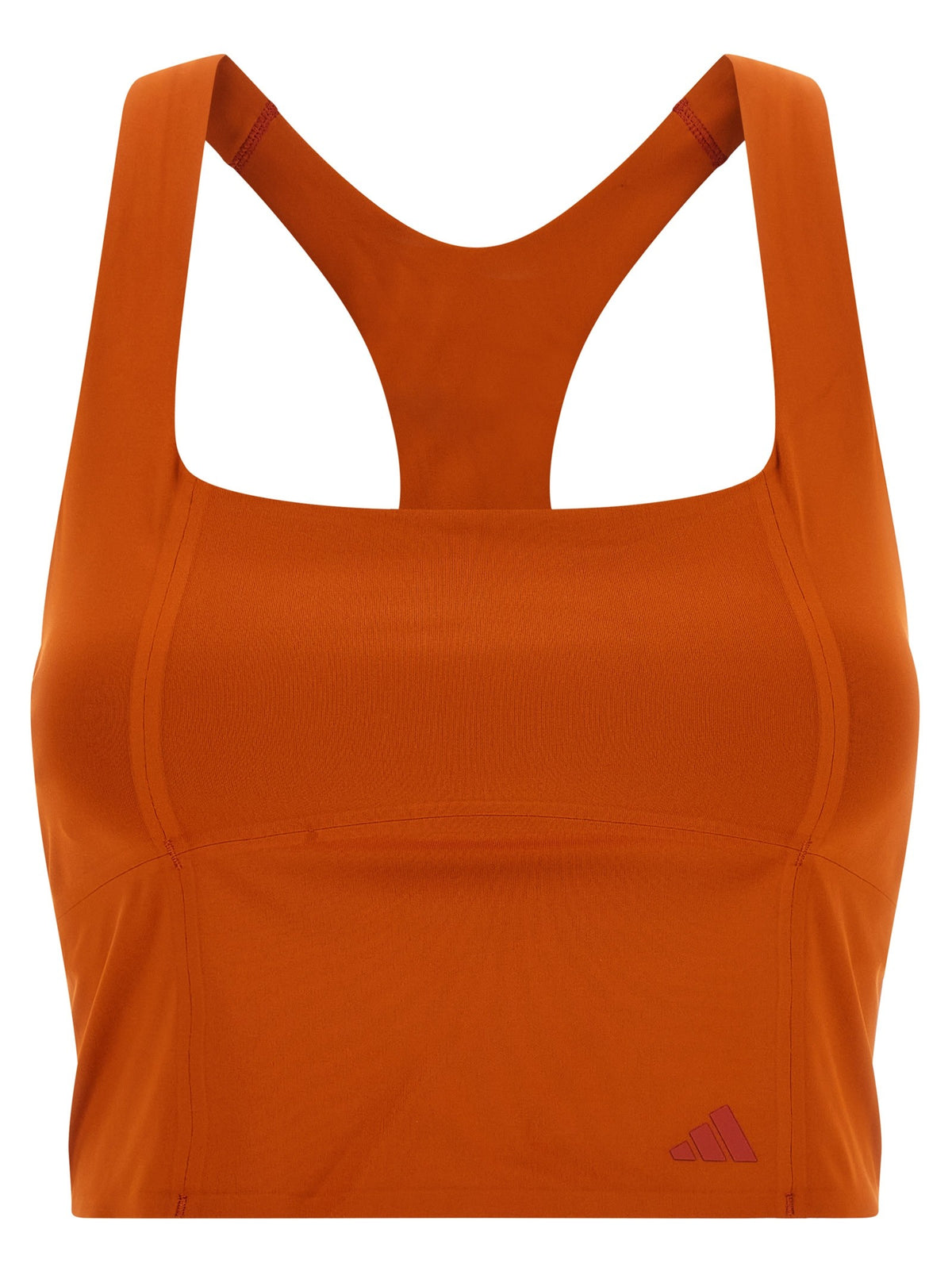 Adidas Statement Training Crop Top Adidas Entire Studios Orange