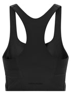 Adidas Statement Training Crop Top Adidas Entire Studios Black, view 2