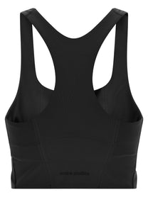 Adidas Statement Training Crop Top Adidas Entire Studios Black, view 2