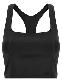 Adidas Statement Training Crop Top Adidas Entire Studios Black