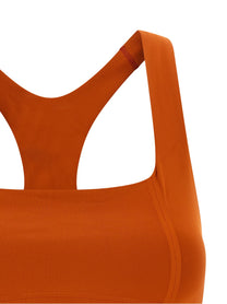 Adidas Statement Training Crop Top Adidas Entire Studios Orange, view 3