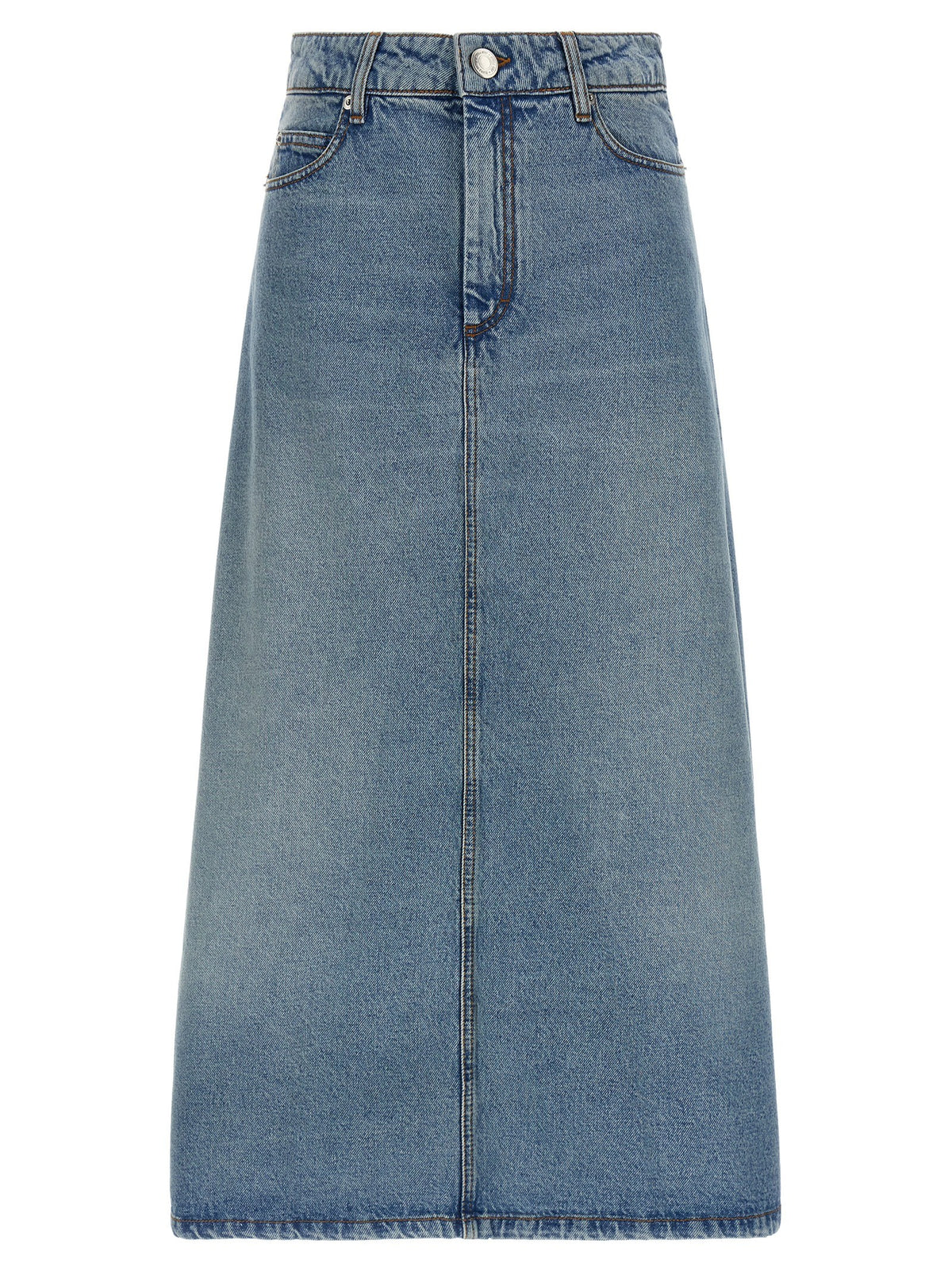 Ami Paris Trapeze Skirt Blue