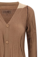 MM6 Maison Margiela Trapped Double Layer Dress Beige, view 3