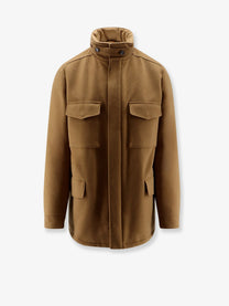 Loro Piana Men's Traveler Storm System® Cashmere Jacket CALVADOS
