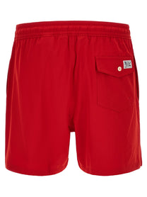 Polo Ralph Lauren Traveler Swimsuit Red