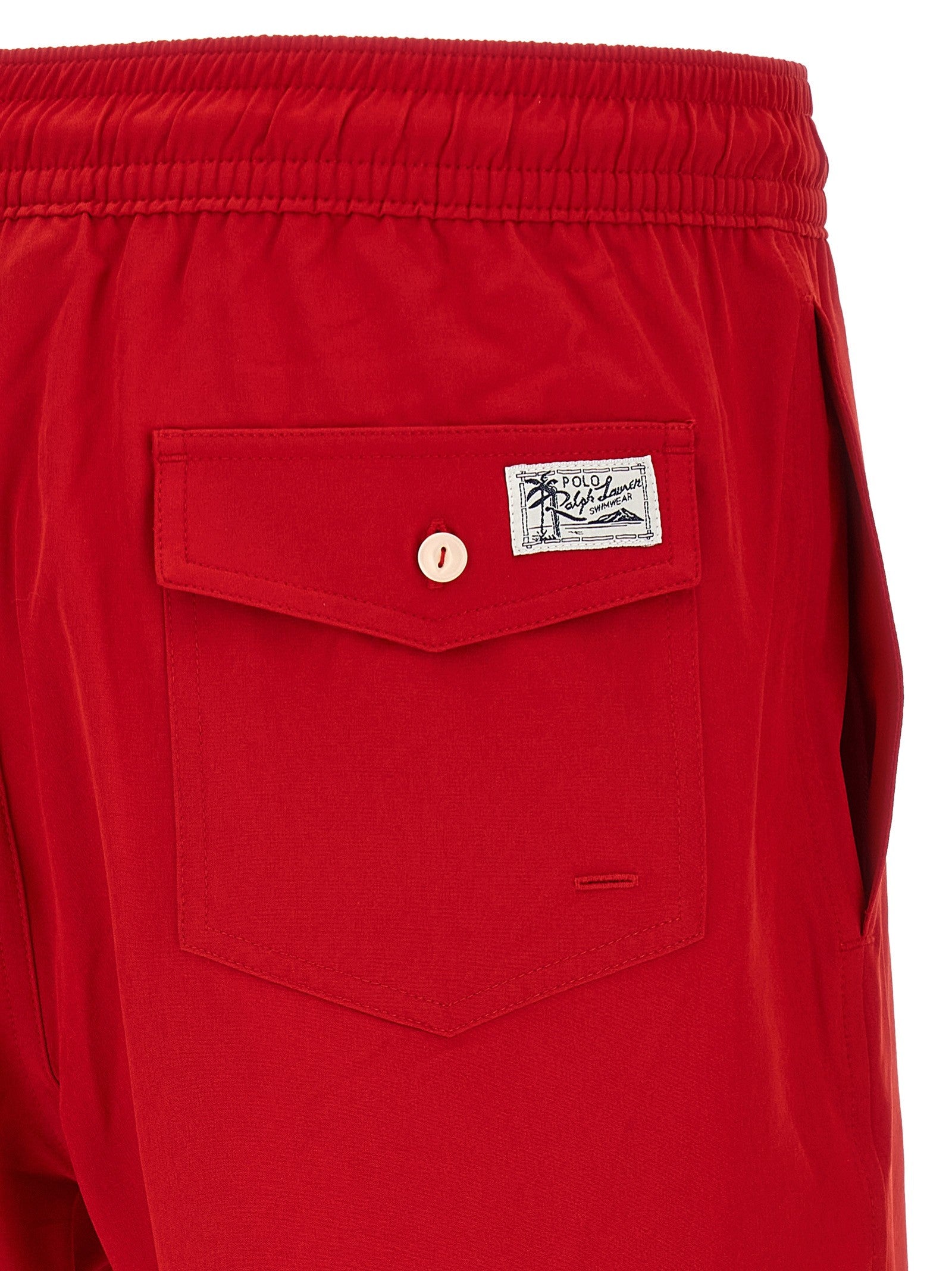 Polo Ralph Lauren Traveler Swimsuit Red