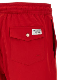 Polo Ralph Lauren Traveler Swimsuit Red