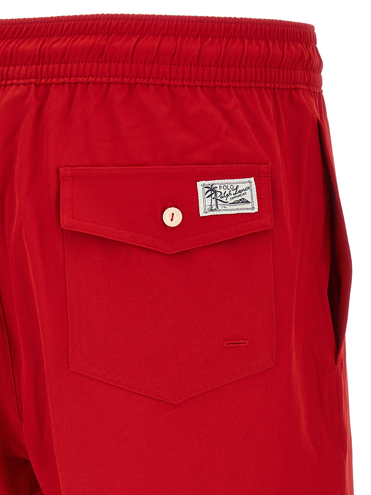 Polo Ralph Lauren Traveler Swimsuit Red, view 4