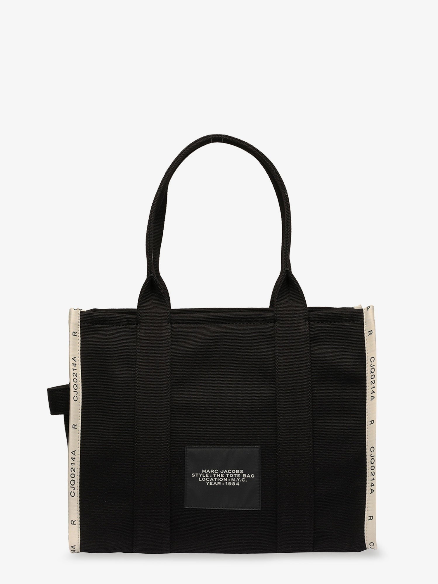 Marc Jacobs Women's Traveler Tote Canvas Shopping Bag Black