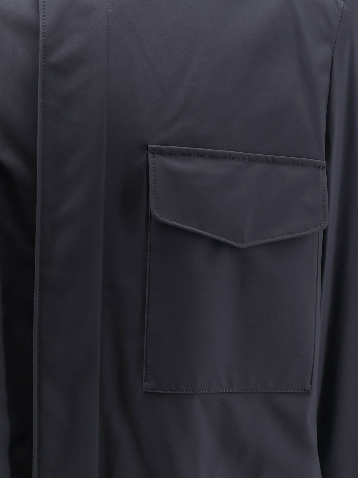 Loro Piana Men's Traveller Windmate® Storm System® Fabric Jacket Black