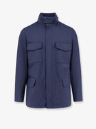 Loro Piana Men's Traveller Windmate® Storm System® Fabric Jacket Blue