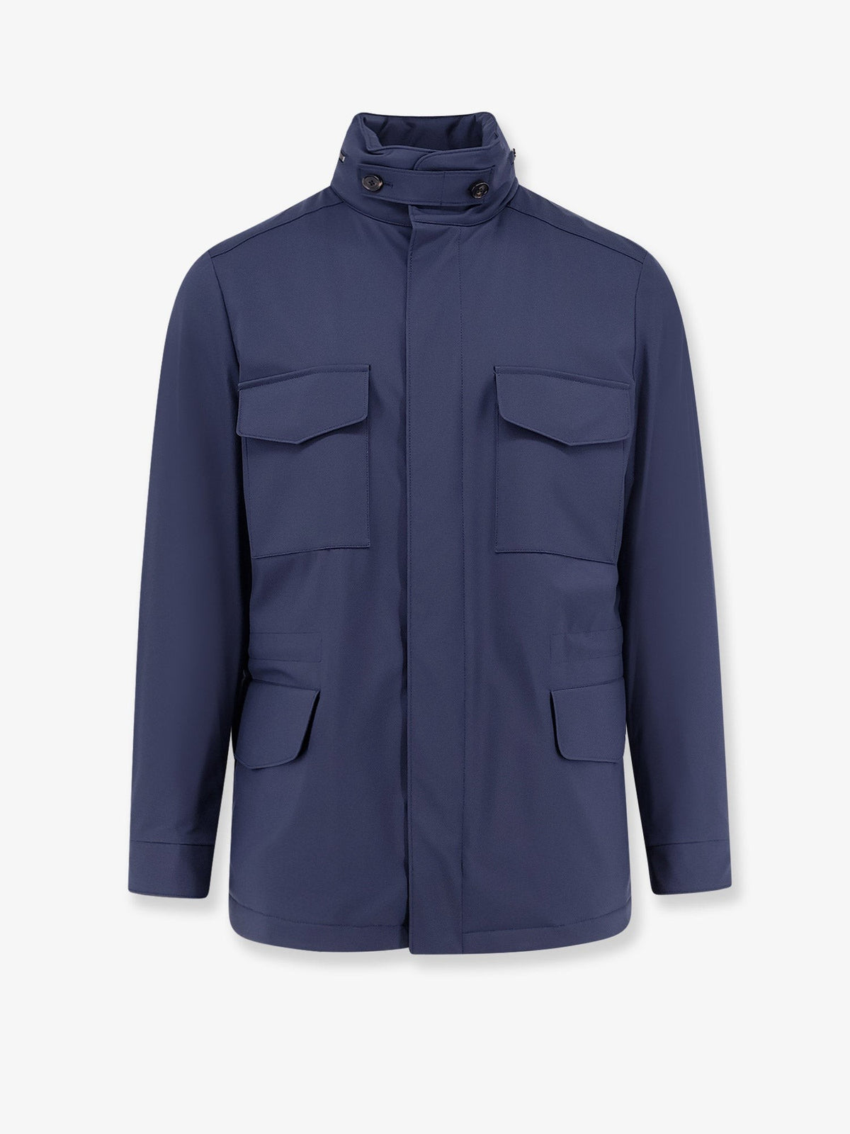 Loro Piana Men's Traveller Windmate® Storm System® Fabric Jacket Blue