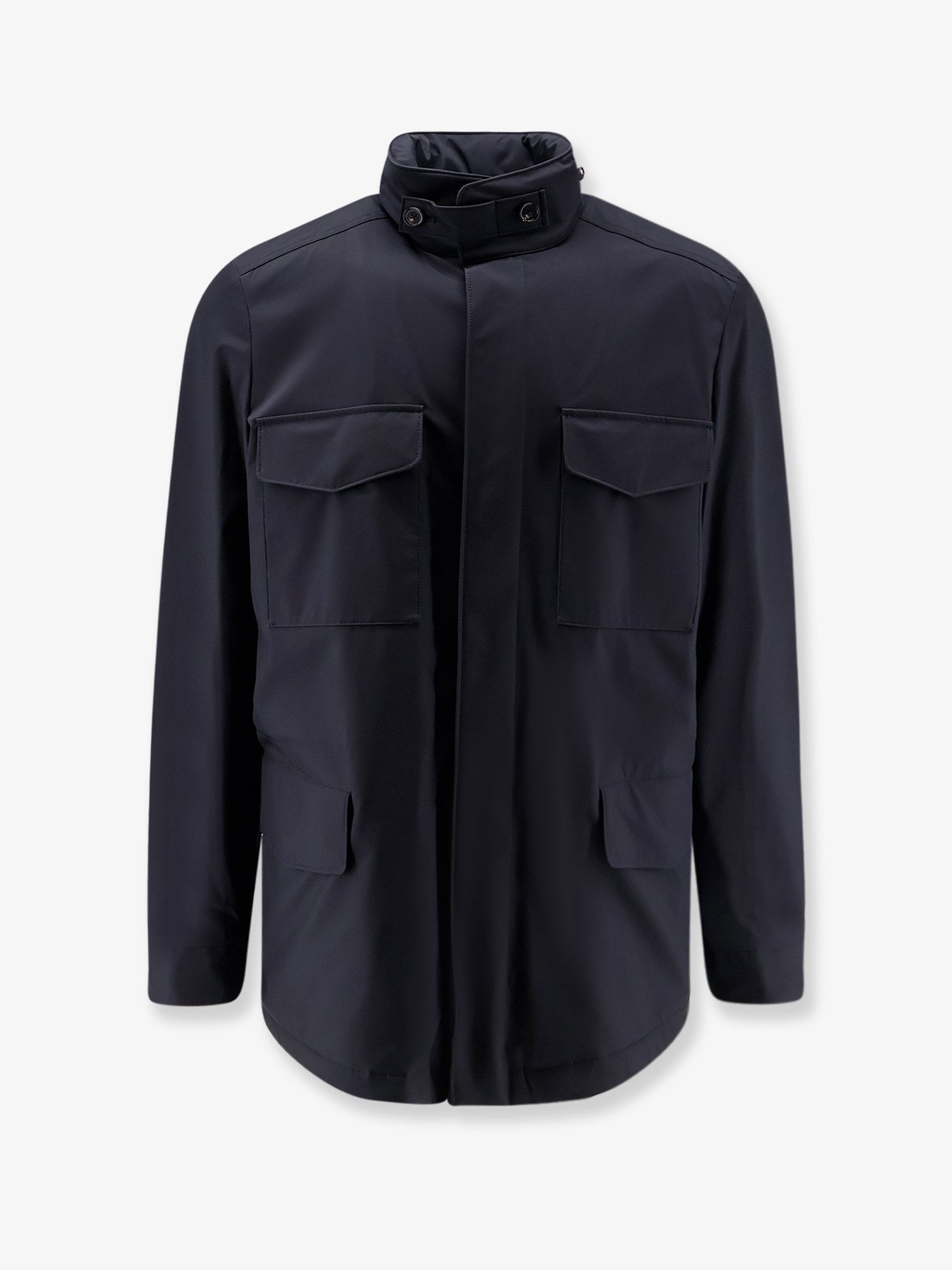 Loro Piana Men's Traveller Windmate® Storm System® Fabric Jacket Black