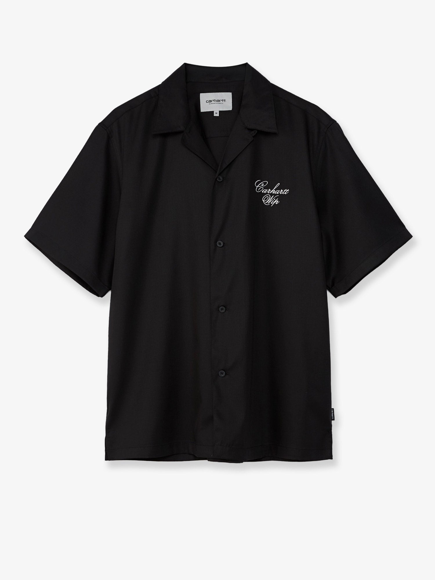 Carhartt Wip Men's Travon Tencel and Cotton Blend Shirt Black
