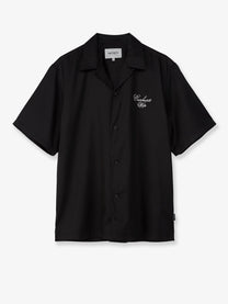 Carhartt Wip Men's Travon Tencel and Cotton Blend Shirt Black