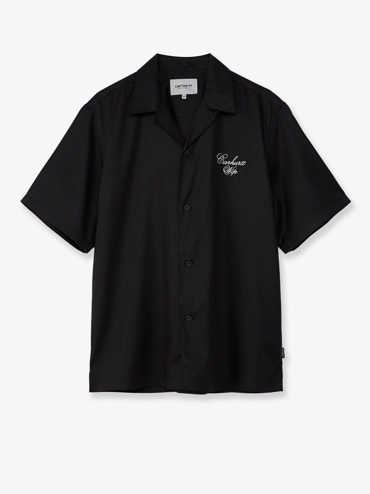Carhartt Wip Men's Travon Tencel and Cotton Blend Shirt Black