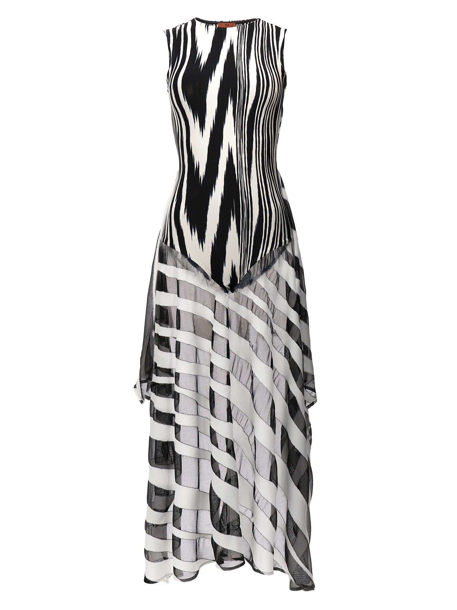 Missoni Tray Patterned Bodysuit White