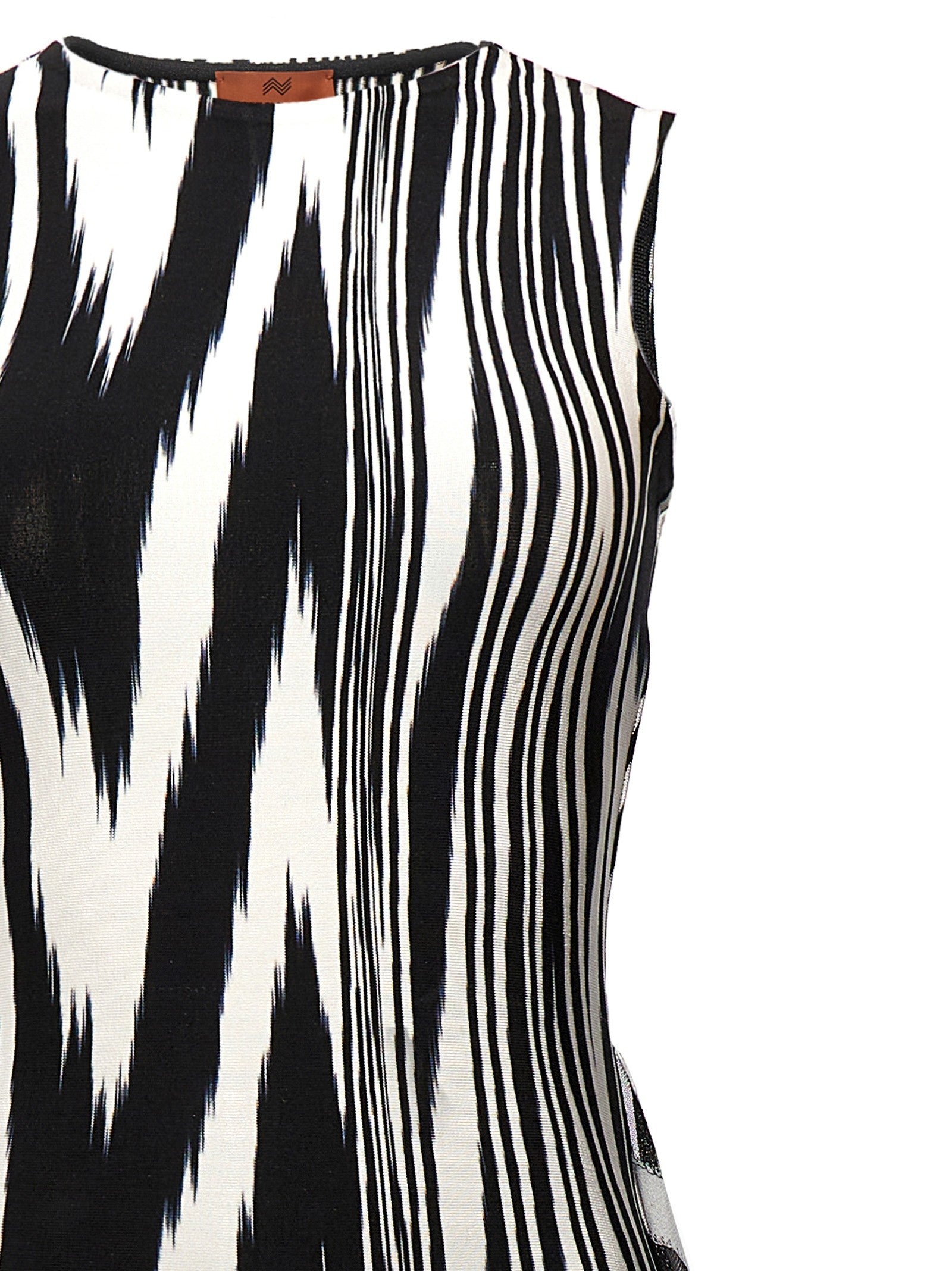 Missoni Tray Patterned Bodysuit White