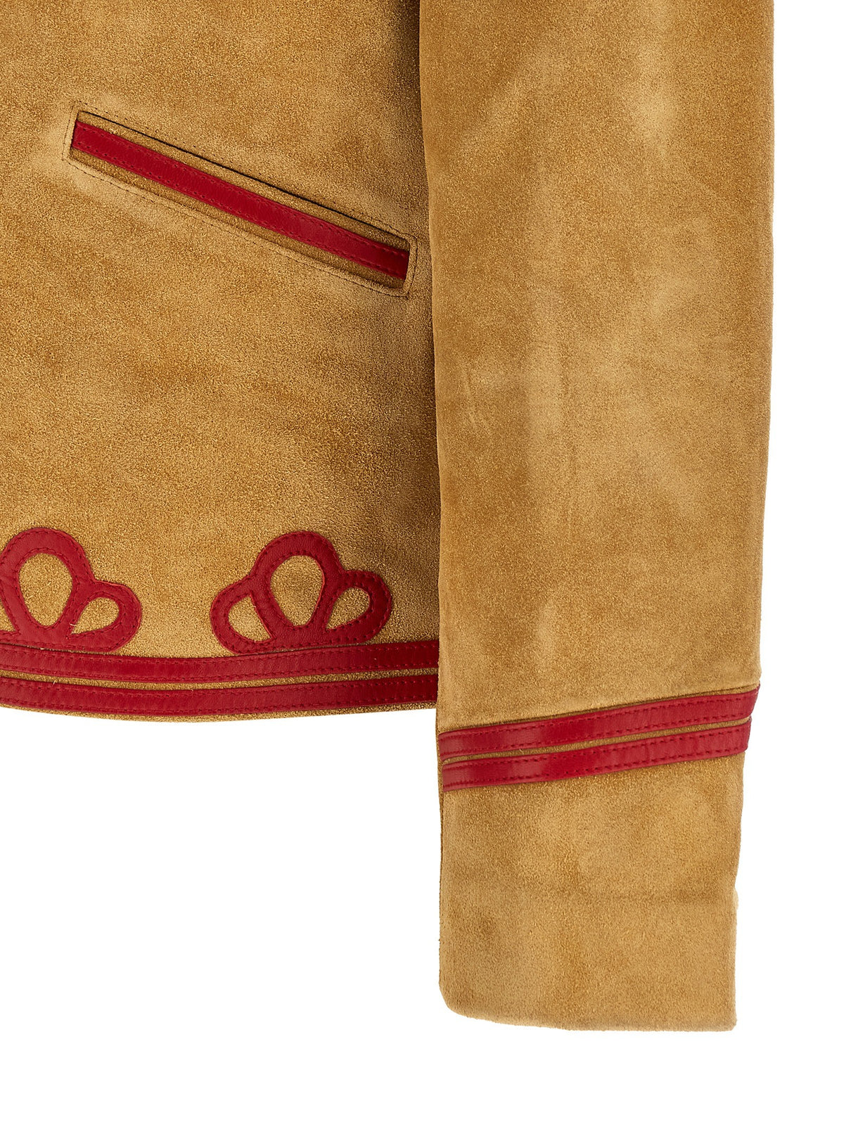 BODE Trefoil Jacket Beige, view 4