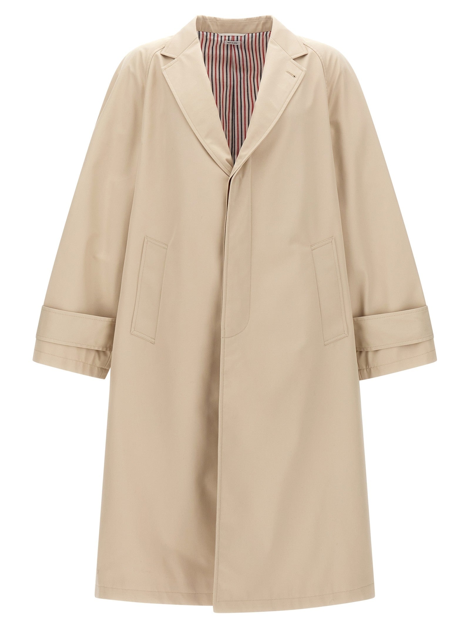 Thom Browne Trench Coat Beige