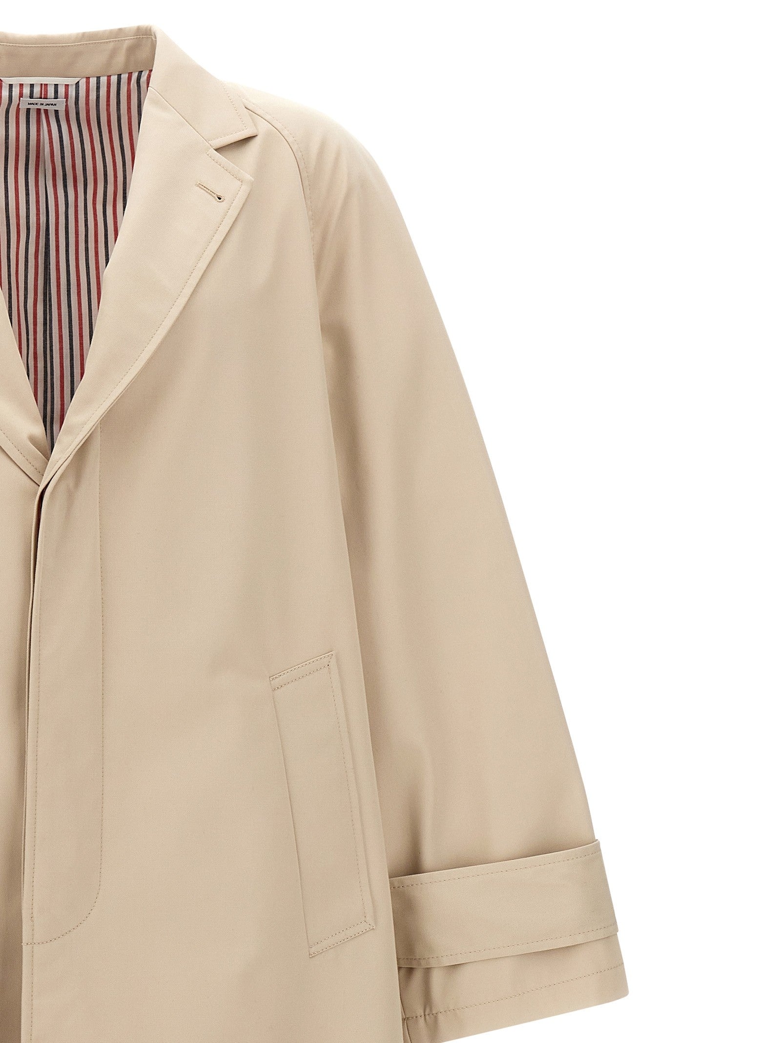 Thom Browne Trench Coat Beige