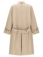 Thom Browne Trench Coat Beige, view 2