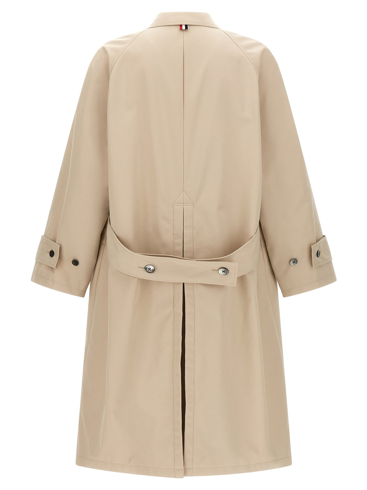 Thom Browne Trench Coat Beige, view 2