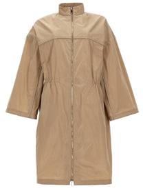 Fabiana Filippi Women's Trench Con Zip Beige