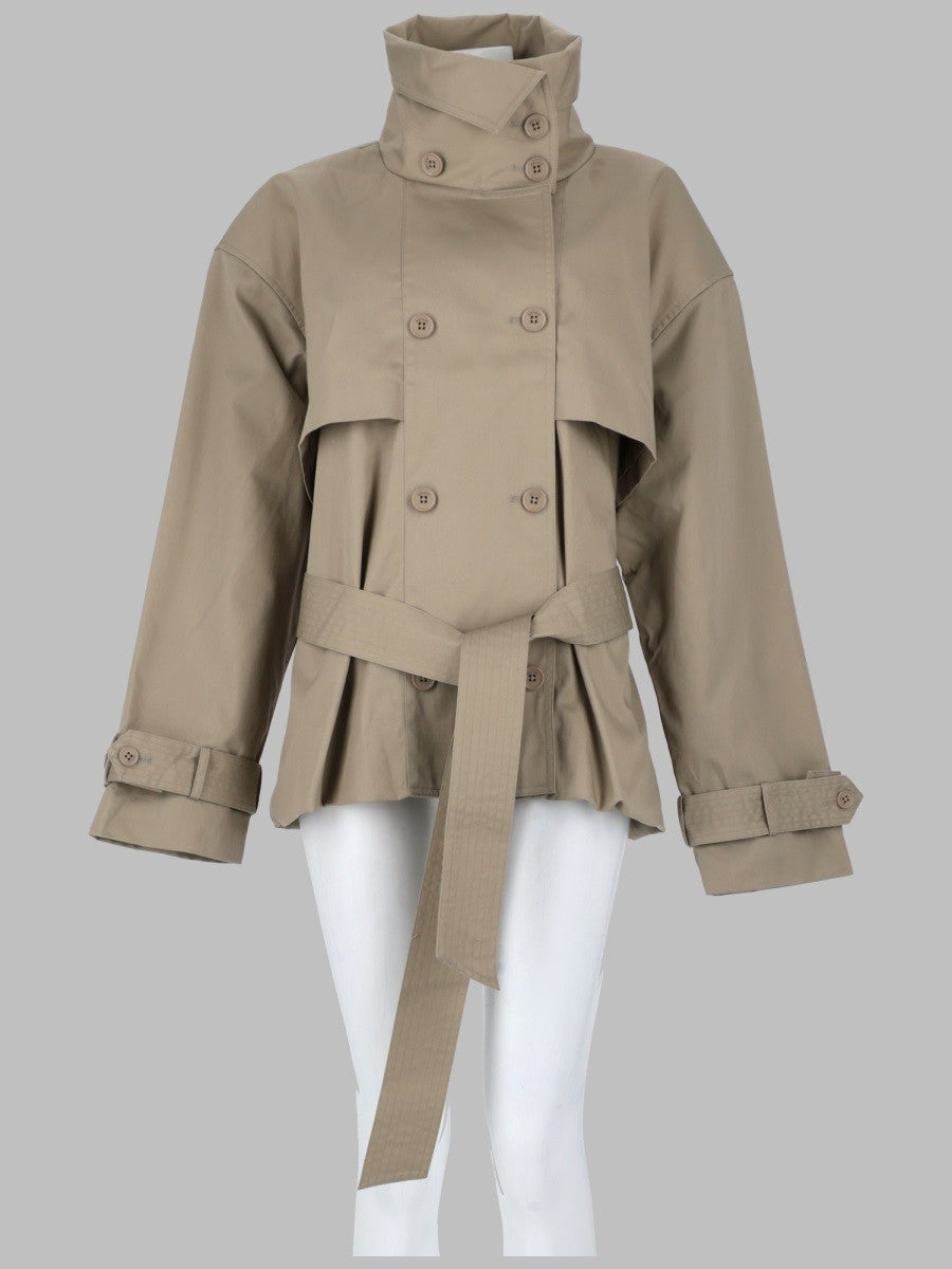 Rotate Women's Trench Corto Beige