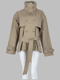 Rotate Women's Trench Corto Beige
