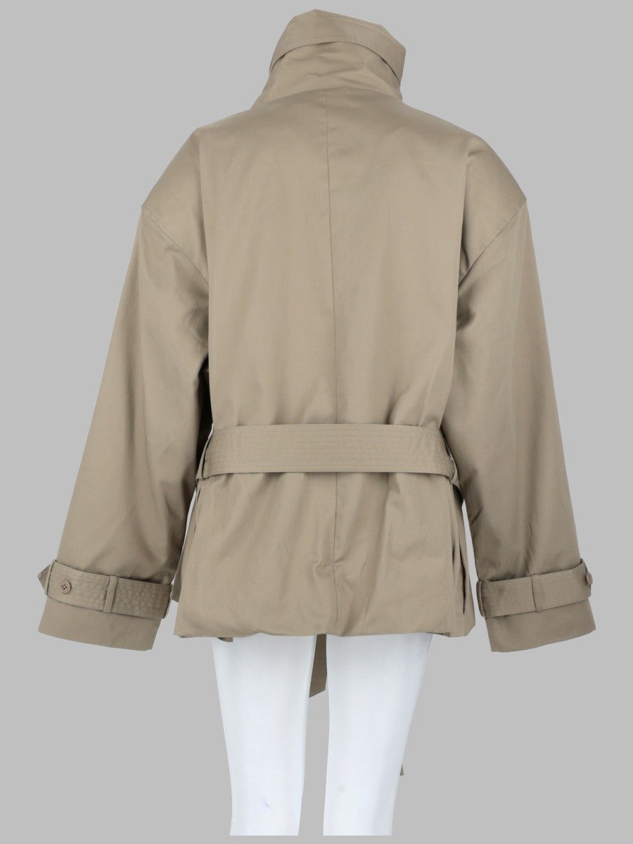 Rotate Women's Trench Corto Beige