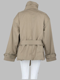 Rotate Women's Trench Corto Beige