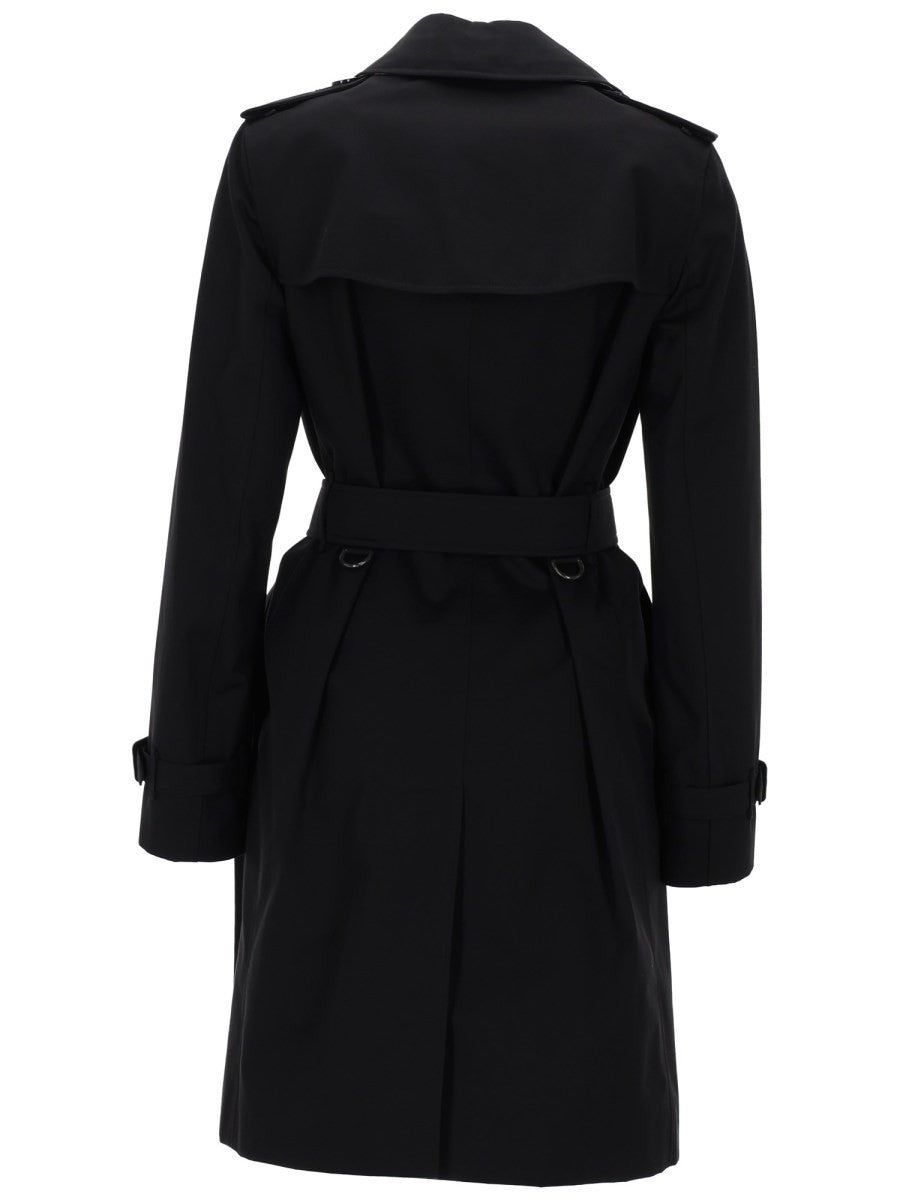 Burberry Women's Trench Doppiopetto Kensington Black, view 3