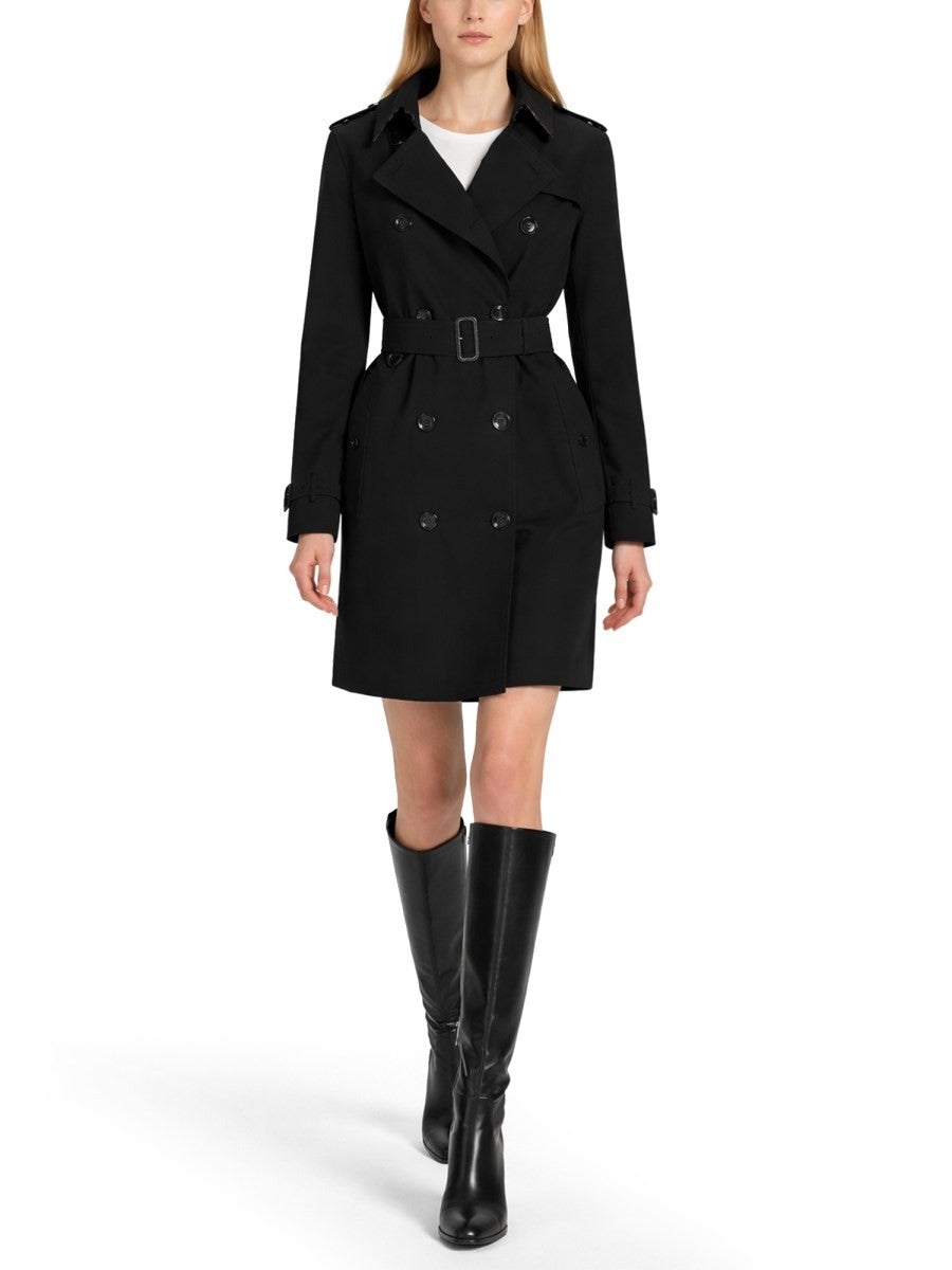 Burberry Women's Trench Doppiopetto Kensington Black, view 2