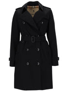 Burberry Women's Trench Doppiopetto Kensington Black