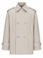 Balenciaga Women's Trench Doppiopetto Beige