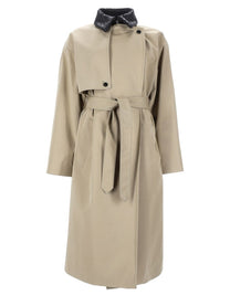Bottega Veneta Women's Cotton Trench Beige