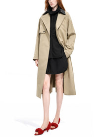Bottega Veneta Women's Cotton Trench Beige