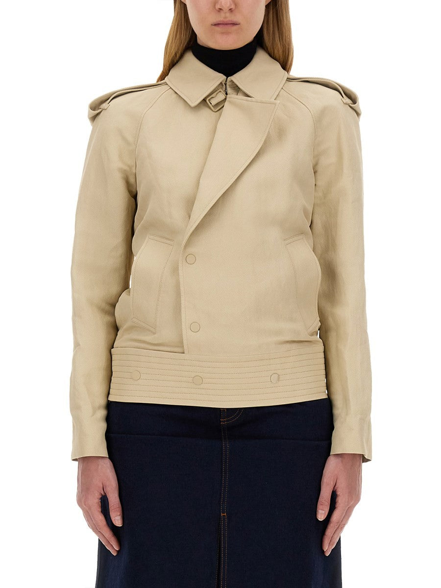 Burberry Women's Trench Jacket Beige Burberry