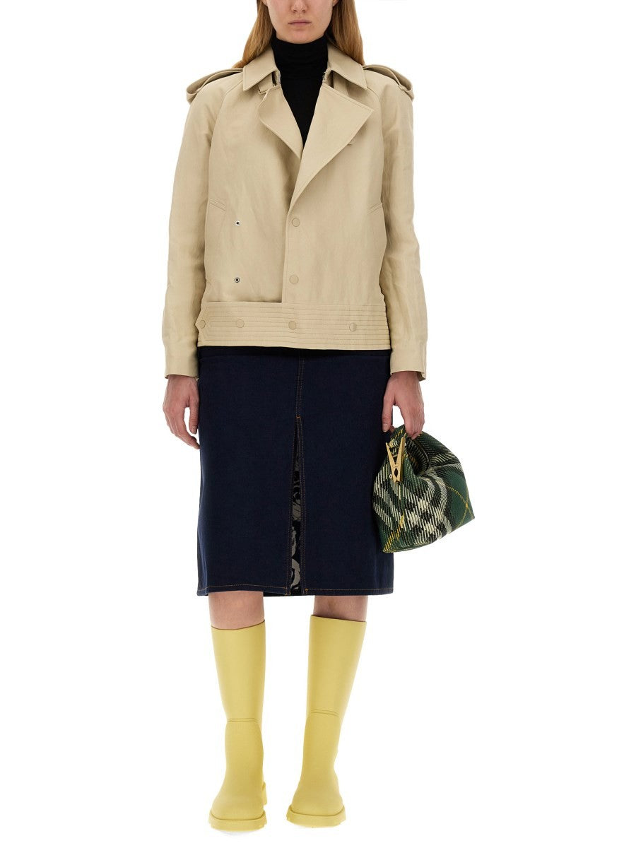 Burberry Women's Trench Jacket Beige, view 2